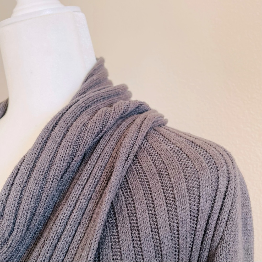 🌹 Petite Alfani Grey Open Cardigan - Picture 4 of 7